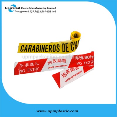 One time use disposable degradable plastic LDPE caution tape